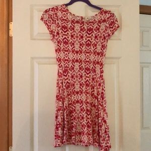 Patterned mini dress